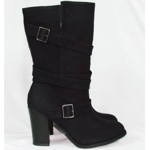 Apt 9 Mackenzie Boots, Black, Size 10